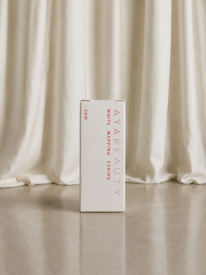 White Mapping String - 30m